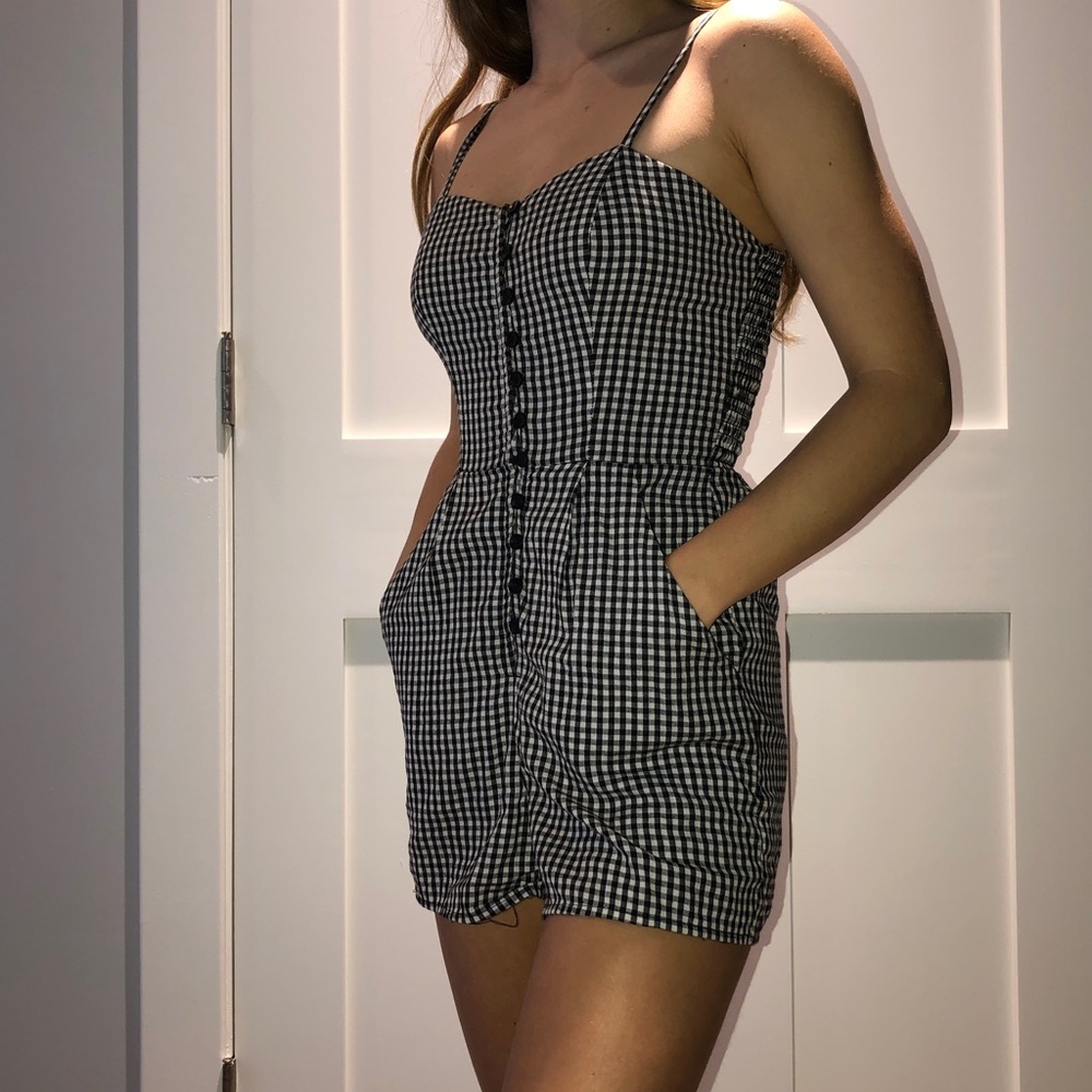 Plaid romper!